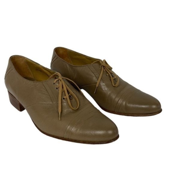Giorgio Brutini Cap Toe Leather Dress Shoes Mens Size 9.5 Tan Brown Lace Up Shoe main image 7